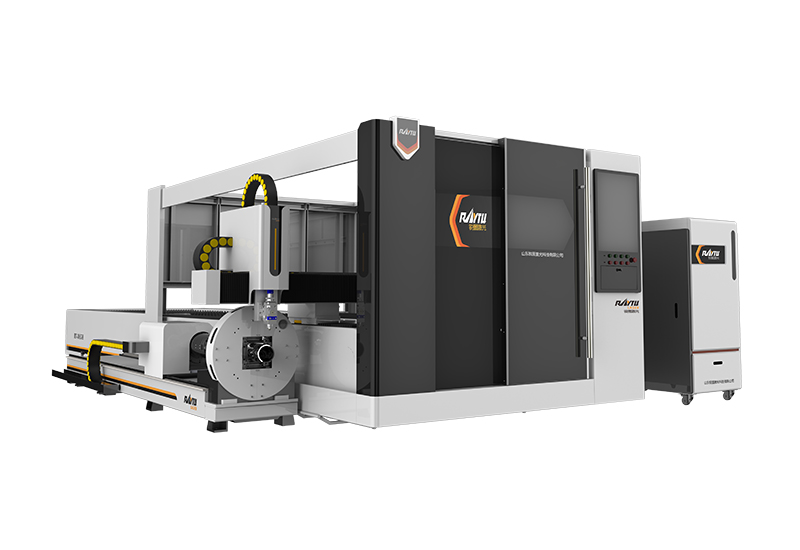 Enclosed Dual Use Fiber Laser Cutting Machine