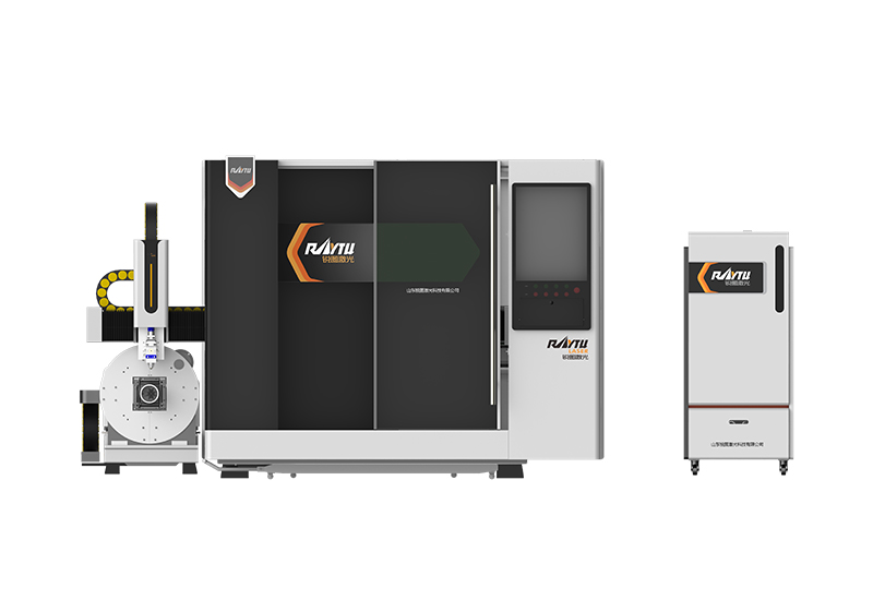 Enclosed Dual Use Fiber Laser Cutting Machine