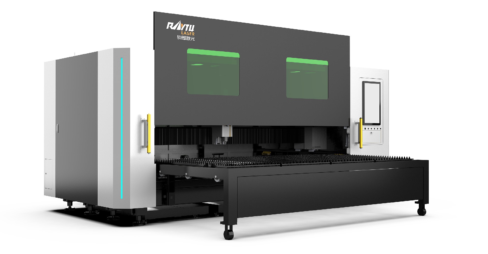 Single Table Enclosed Fiber Laser Cutting Machine