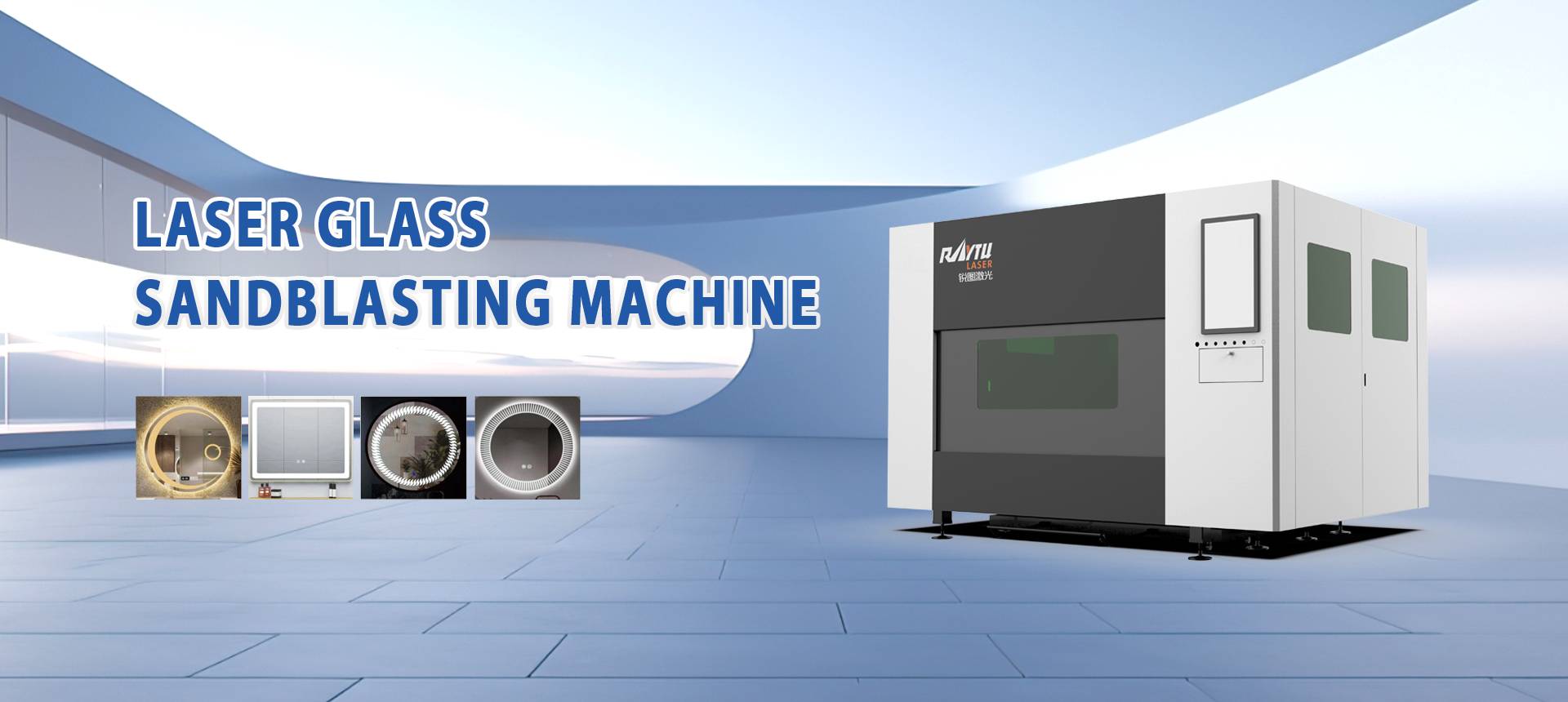 RT-MK1318 Laser glass sandblasting machine