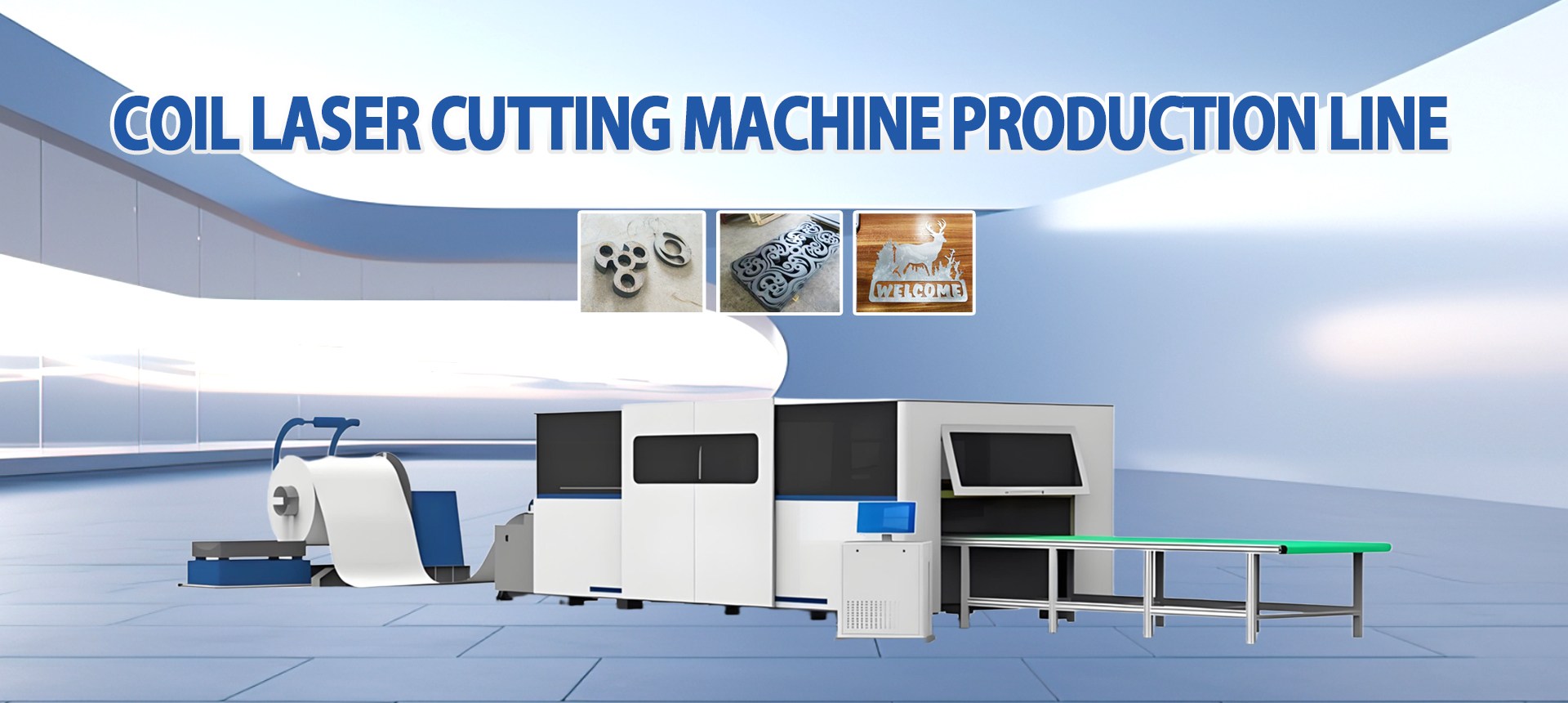 Coil Fiber Laser Cutting Machine